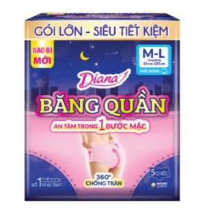 BVS Diana Sensi Ban đêm dạng quần S-M 5 miếng