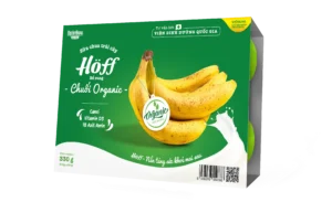 Sữa chua trái cây Hoff, Chuối - Organic 55gr
