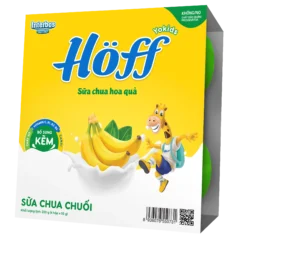 Sữa chua hoa quả Hoff - Chuối 55gr