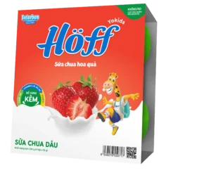 Sữa chua hoa quả Hoff - Dâu Tây 55gr