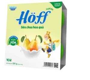 Sữa chua hoa quả Hoff - Lê 55gr