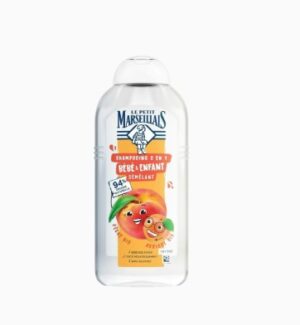 Dầu Gội Trẻ Em 94% Hữu Cơ 2in1 Le Petit Marseillais Quả Đào & Quả Mơ 300ml