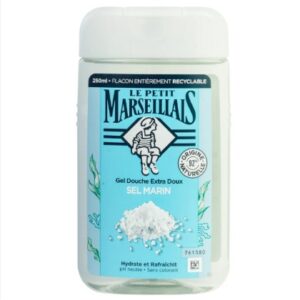 Gel Tắm 92% Hữu Cơ Le Petit Marseillais Chiết Xuất Muối Biển 250ml