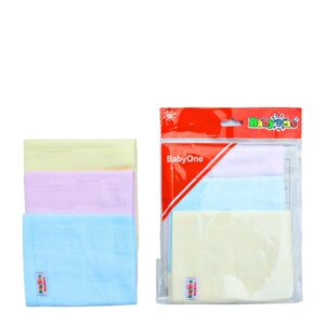 SS0749 Khăn mặt xô màu 0749 Gói 3 cái