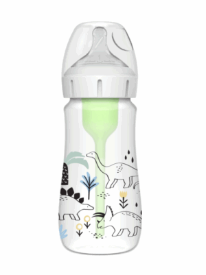 Bình sữa Dr.Brown's "Options Plus" cổ rộng 270ml PP TQ Dino Designs - Khủng long
