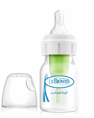 Bình sữa cổ thường sơ sinh 60ml - núm P - nhựa PP Options Plus