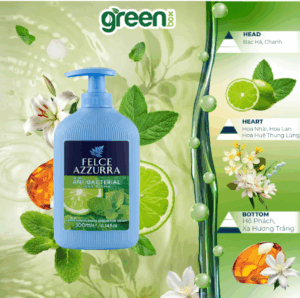 Sữa rửa tay hương nước hoa Felce Azzurra Chanh bạc hà 300ml