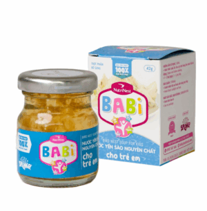 NUTRINEST BABI - NƯỚC YẾN SÀO NGUYÊN CHẤT CHO TRẺ EM - Hũ