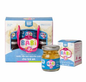 NUTRINEST BABI - NƯỚC YẾN SÀO NGUYÊN CHẤT CHO TRẺ EM- Lốc
