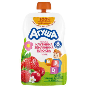 Trái cây nghiền táo, dâu tây, Cranberry