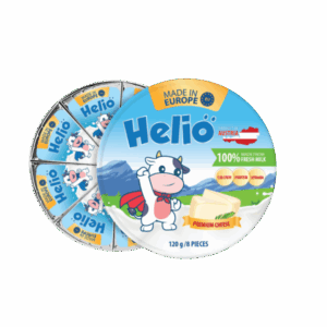 Phô mai Helio 120g (8 miếng x 15g)/Hộp