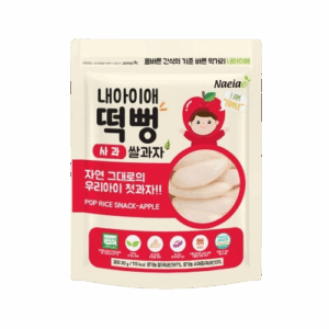 Bánh gạo hữu cơ thanh dẹt cho bé vị Táo Naeiae 30g 6M+