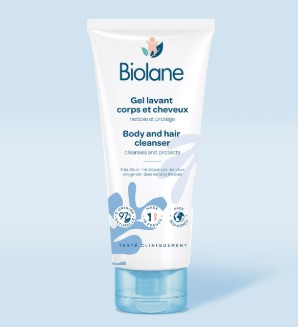 Gel tắm gội Biolane Body And Hair Cleanser 200ml