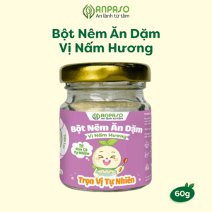 Bột nêm ăn dặm Anpaso vị nấm hương 60g