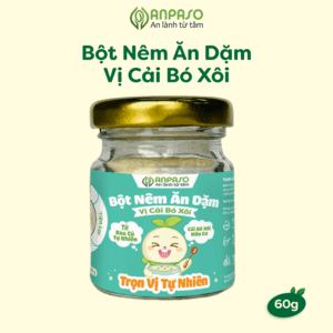 Bột nêm ăn dặm Anpaso vị cải bó xôi 60g