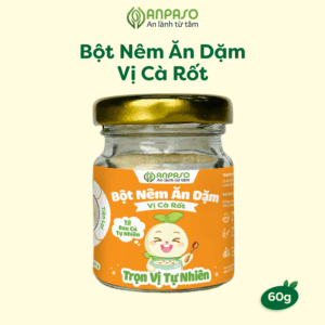 Bột nêm ăn dặm Anpaso vị cà rốt 60g