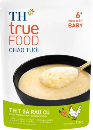 Cháo Tươi Gà Rau Củ THTRUEFOOD 150gx30