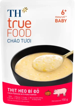 Cháo Tươi Heo Bí Đỏ THTRUEFOOD 150gx30