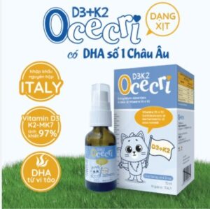 D3K2 OCECRI giúp phát triển chiều cao 15ml