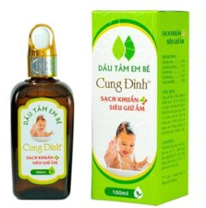 Dầu tắm em bé Cung Đình 100ml