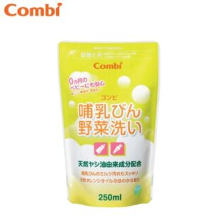 Túi dung dịch rửa bình sữa và rau củ quả từ dầu cọ Combi 250ml