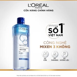 L'Oreal Paris tẩy trang micellar sạch sâu 400ml (lp)