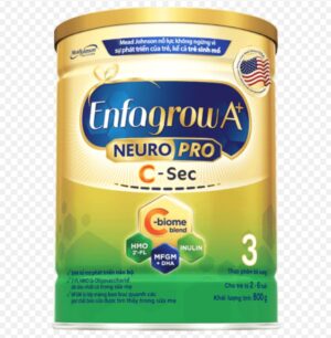 Sữa bột Enfamil A+C-Sec số 3 800g (2-6)