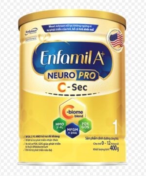 Sữa bột Enfamil A+C-Sec số 1 400g (0-12)