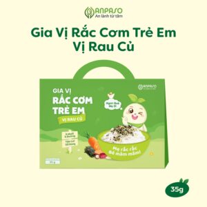 Gia vị rắc cơm trẻ em vị rau củ Anpaso 35g