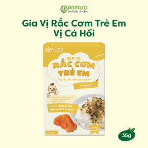 Gia vị rắc cơm trẻ em vị cá hồi Anpaso 35g