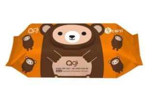 Khăn ướt Agi 100 tờ không hương - con gấu