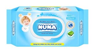 Khăn ướt em bé NUNA 100 miếng không mùi