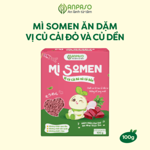 Mì somen vị củ cải đỏ và củ dền Anpaso 100 g