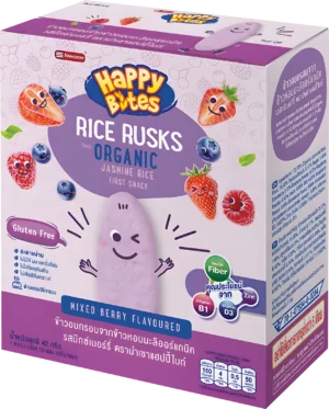 Bánh ăn dặm vị Organic - Happy Bites 50g