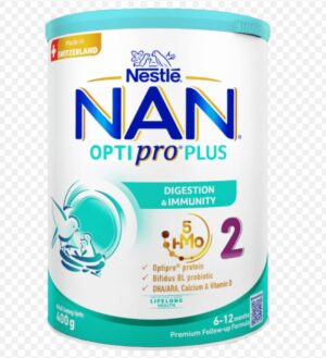 Sữa bột Nan Optipro Plus 2 400g, HMO (6-12)