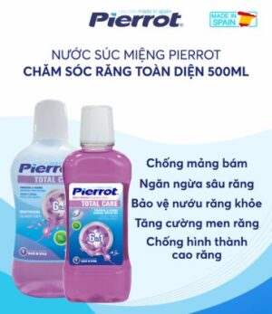 Nước súc miệng Pierrot chăm sóc răng toàn diện 500ML