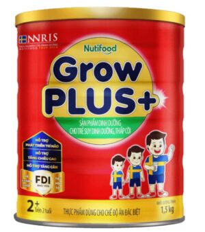 Sữa bột GrowPlus+ (Đỏ) 2 1.500gr (từ 2 tuổi)