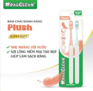 Bàn chải đánh răng OralClean Plush - Super soft