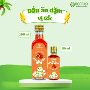 Dầu ăn dặm gấc Anpaso 100ml