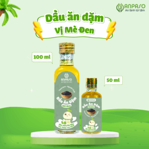 Dầu ăn dặm mè đen Anpaso 50 ml