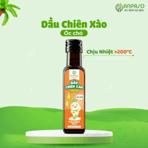 Dầu chiên xào cho bé vị óc chó Anpaso 100ml