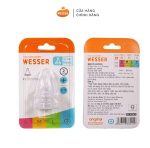 Vĩ 2 núm ti cổ hẹp Wesser (size +)