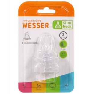 Vĩ 2 núm ti cổ hẹp Wesser (size L)