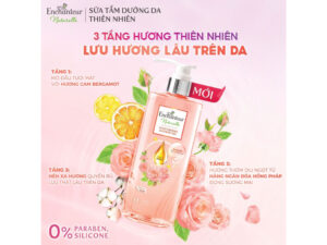 Enchanteur Sữa tắm thiên nhiên rose 510g
