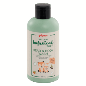 Sữa Tắm Gội Toàn Thân Cho Bé Natural Botanical 200Ml - Pigeon Natural Botanical  Baby Head & Body Wash 200Ml