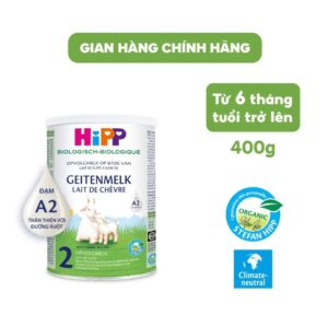 Sữa bột HiPP Organic số 2 800g (6-12)