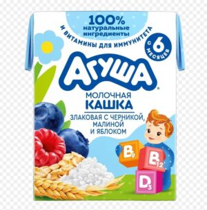Sữa ngũ cốc việt quất, mâm xôi, táo Agusha 200ml