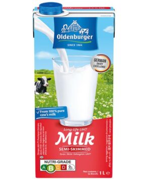 Sữa tươi tiệt trùng ít béo hiệu Oldenburger, 1.5% béo, 12x1L