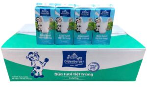 Sữa tươi tiệt trùng ít đường Oldenburger 180ml