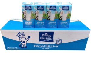 Sữa tươi tiệt trùng có đường Oldenburger 180ml